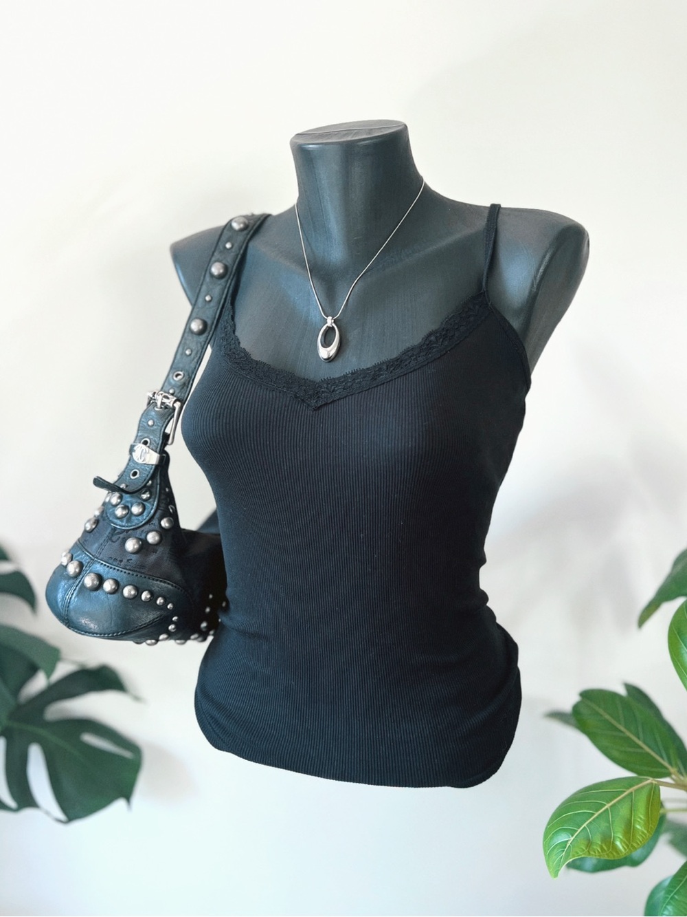 2001 Vintage Esprit | Lace Trim Tank Top